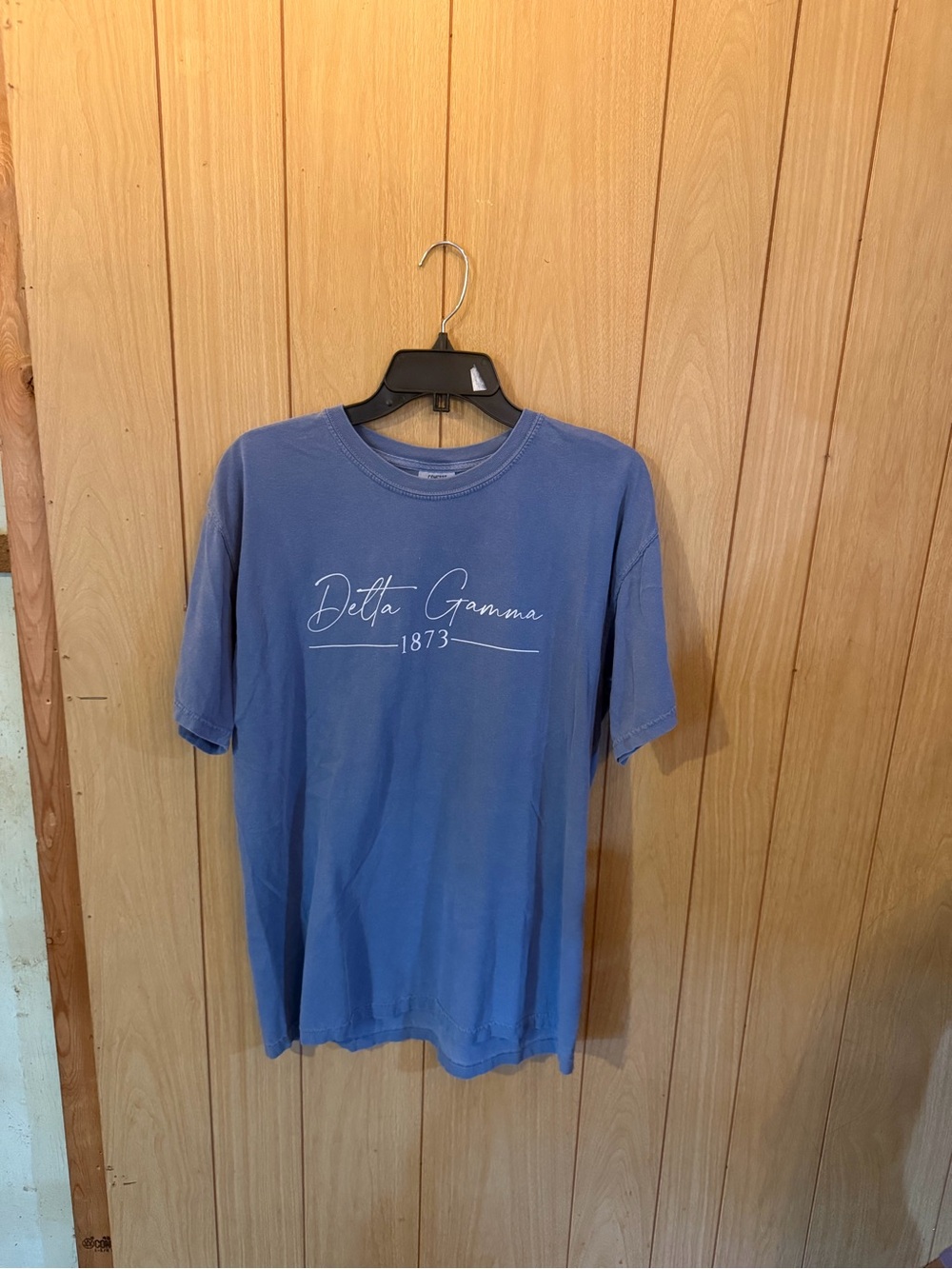 Comfort Colors Delta Gamma 1873 Short Sleeve Tee - Blue